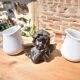 2 vintage milk jugs