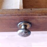 Art Deco desk or side table from the 1930s, vintage, solid wood