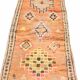 Vintage Moroccan Berber carpet hallway in wool – Unique piece – 90 × 390 cm