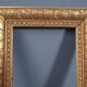 Old frame gilded stucco wood 29.5x21.5 cm, foliage 23.2x15.3 cm