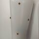 Pair of Vintage Mid-Century "ARA Paris" Wall Lights in Striped Rhodoid & L