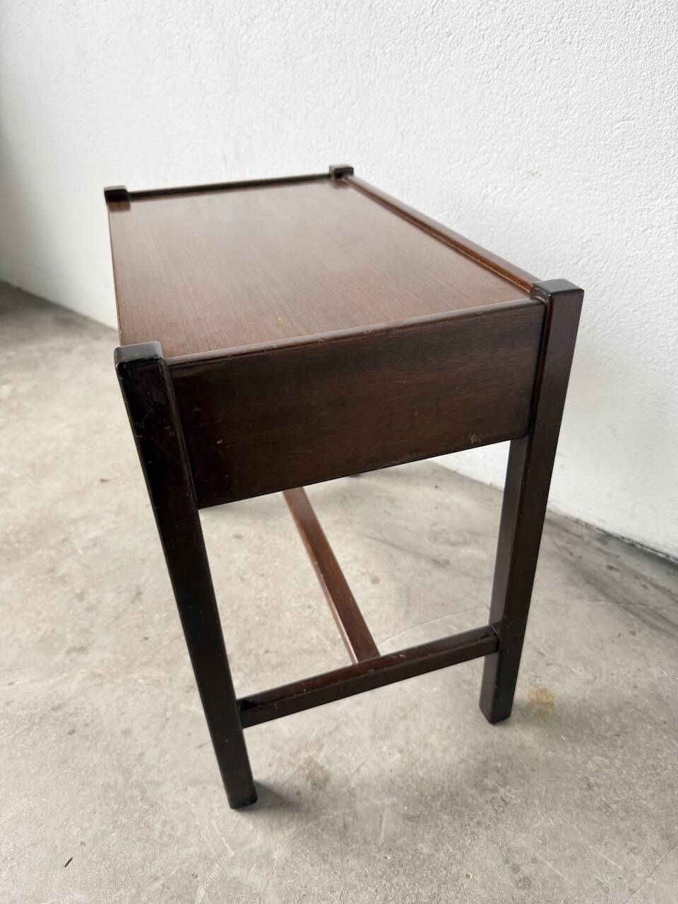 Jacques Hauville bedside table Roche Bobois mahogany