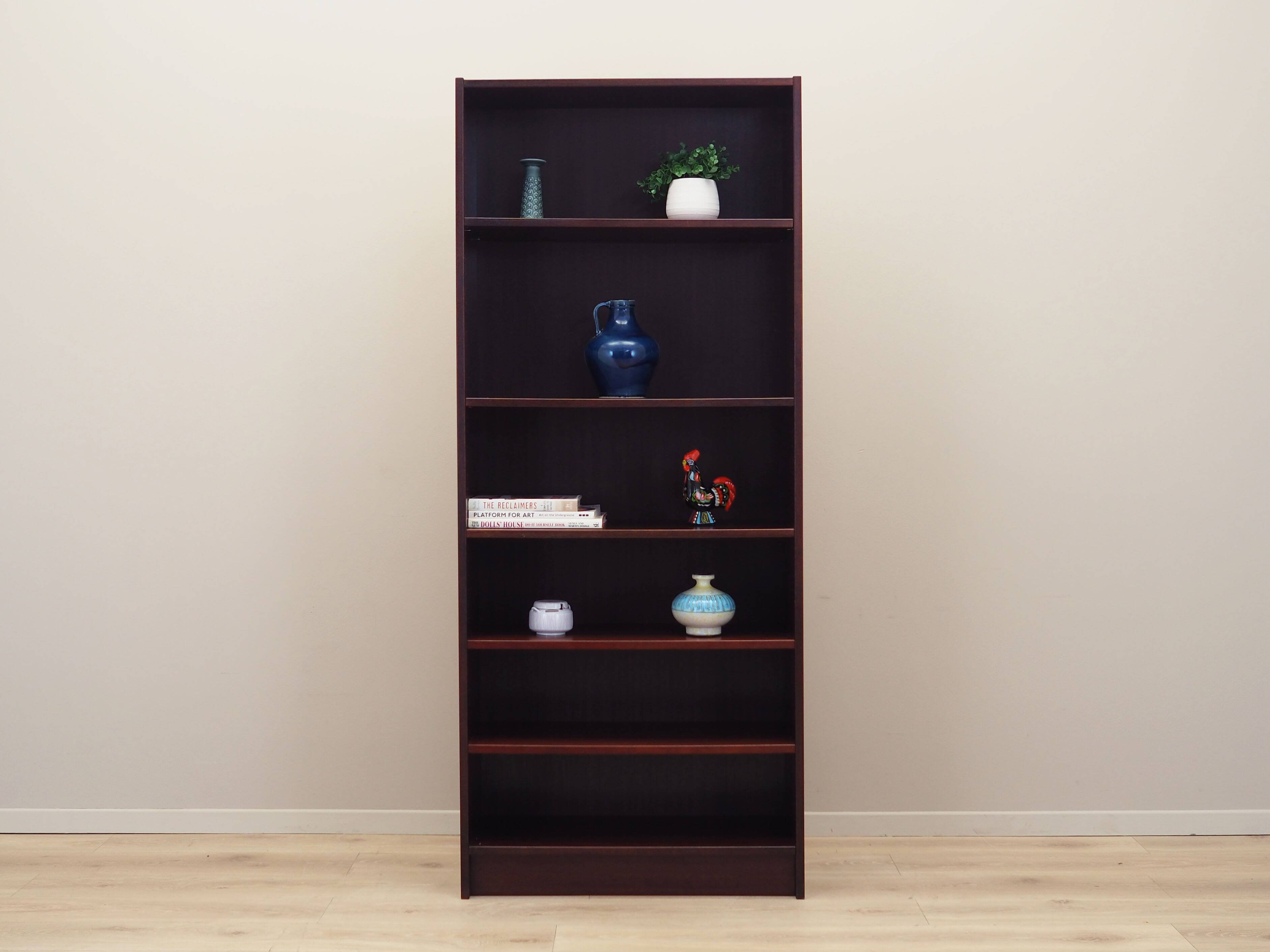 Mahogany bookcase, Danish design, 1970s, production: Denmark