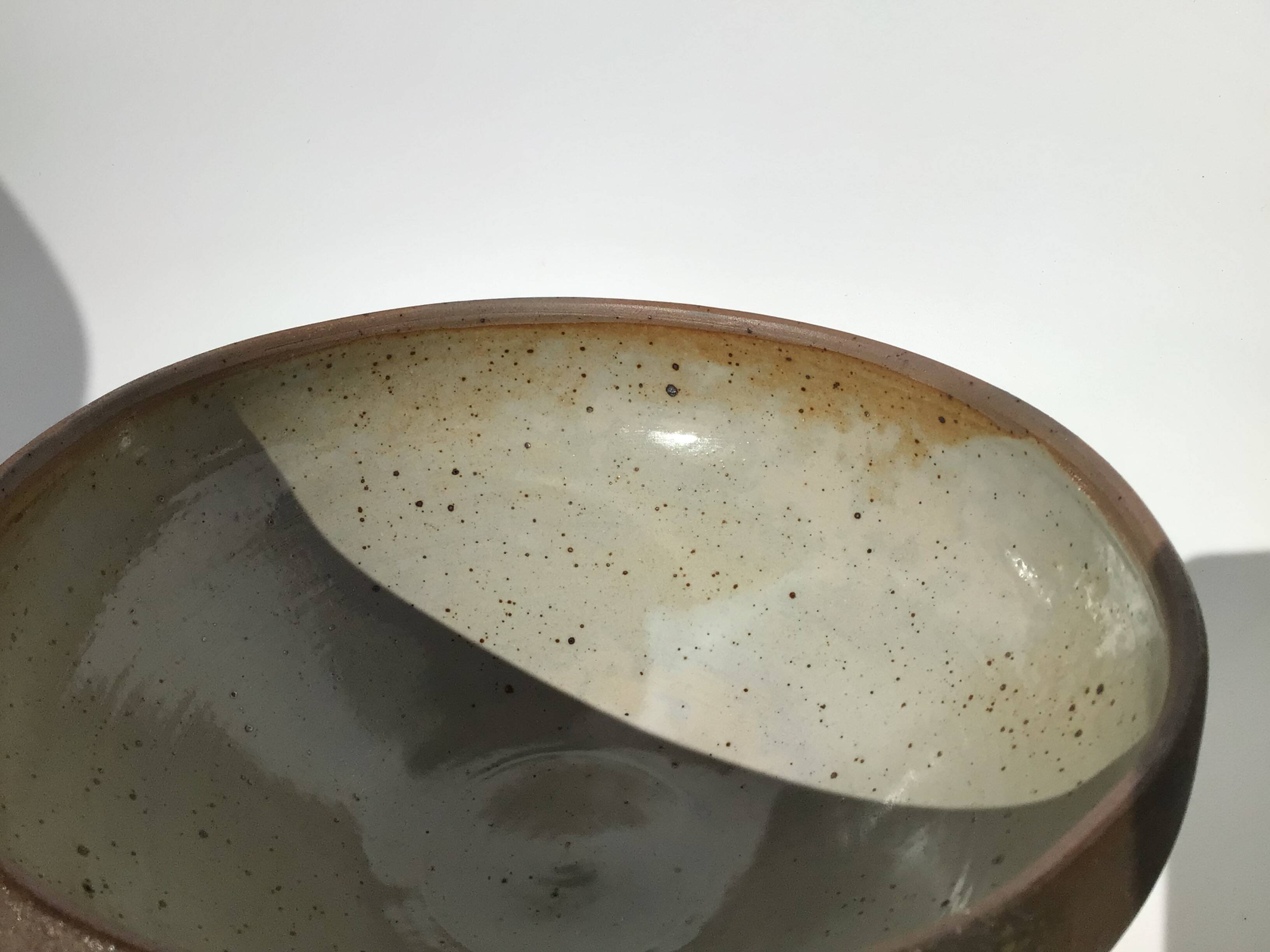 Digoin speckled stoneware salad bowl diameter 22cm