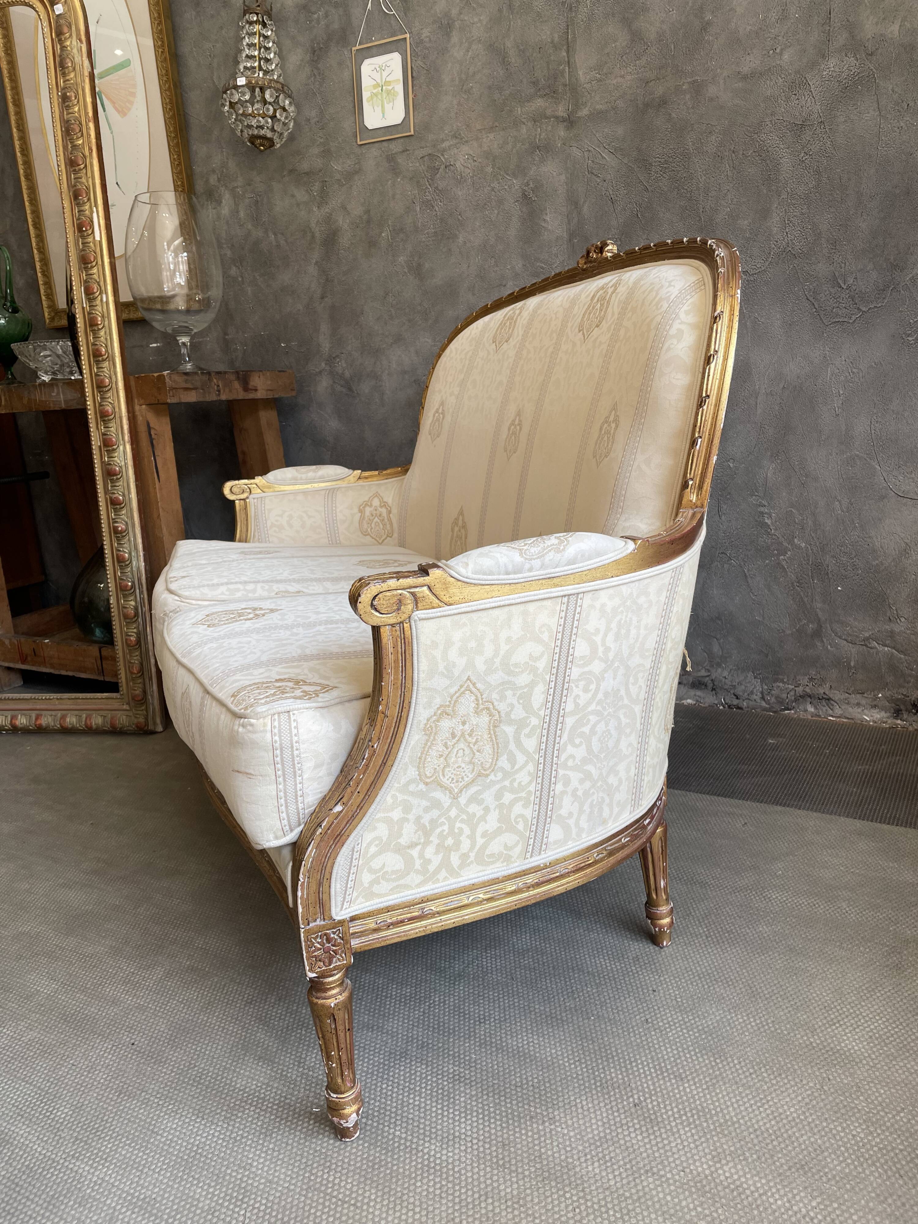 Bench 2 seats Louis XVI