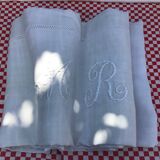 Flax sheet marked MR