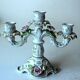 Porcelain candle holder from the 1960s, by AKKaiser, with 3 arms, vintage