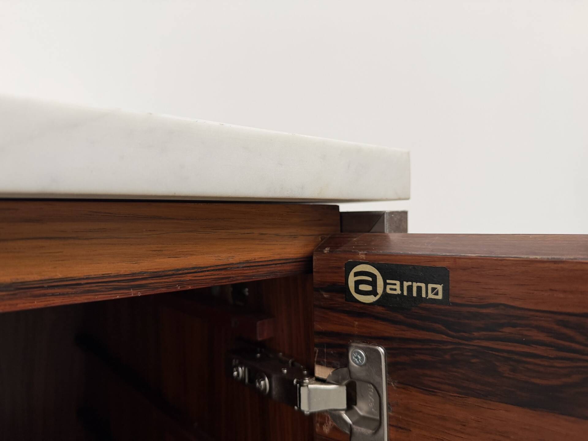 Modernist enfilade by Arno, in Rio rosewood.