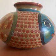 Vintage 90's Mexican ceramic vase