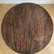 Table ronde convertible demi-lune en bois massif