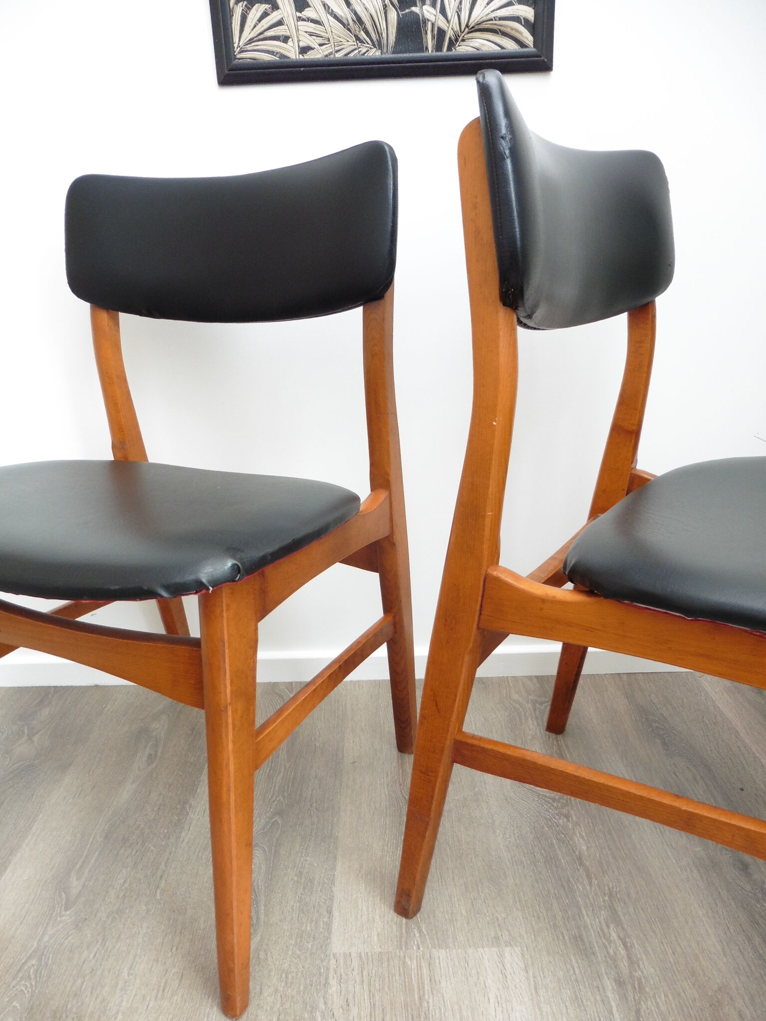 Pair of scandinavian style chairs