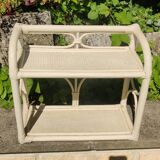 Rattan and wicker shelf