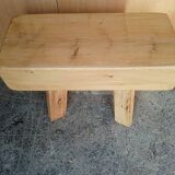 small bench or large solid wood stool