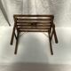 Small folding table in vintage oak wood dimension: H-34cm-L-42cm- Pr-26cm-