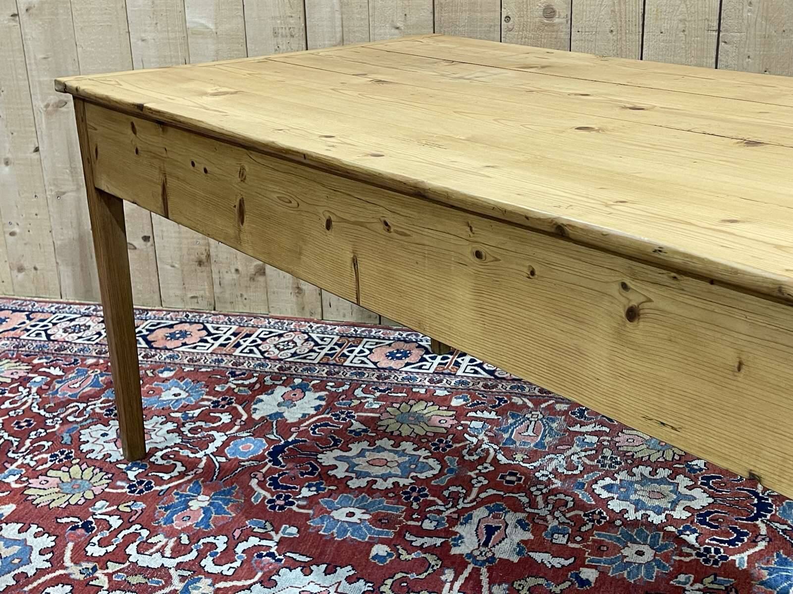 Early 20th century flat desk in fir