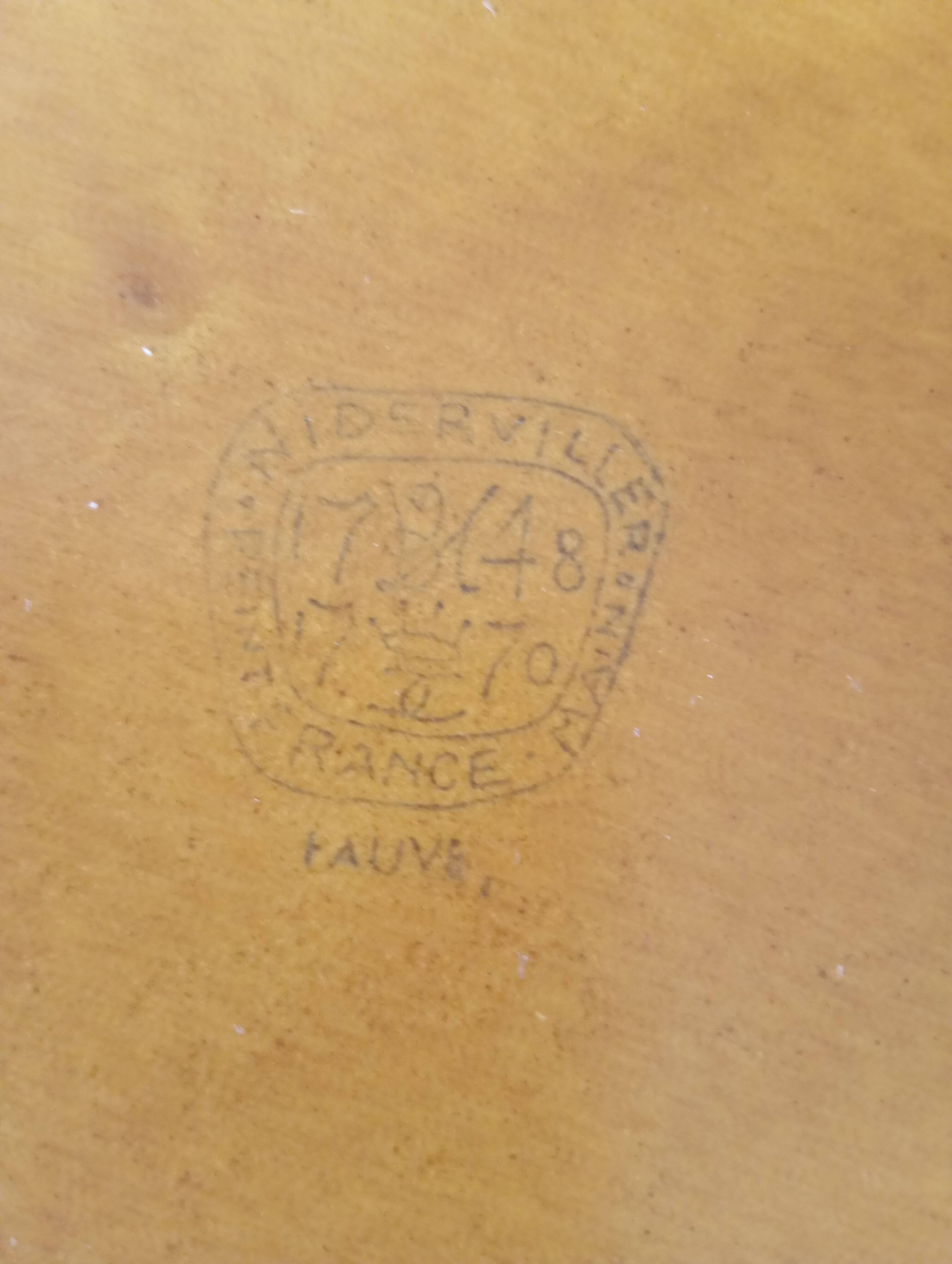 Niderviller "Fauve" fruit bowl