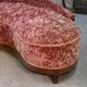 Art Deco "Kidney" sofa in mahogany veneer, 1930s