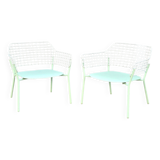 Pair of Lyze armchairs, EMU