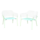 Paire de fauteuils Lyze, EMU
