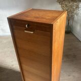 Vintage curtain filing cabinet