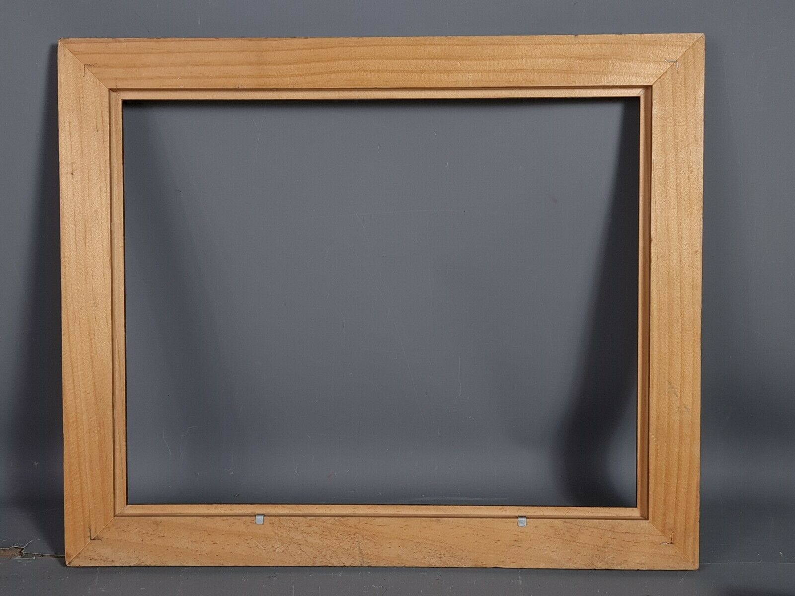 Italian frame patinated gilded wood 36x29,5 foliage 30x24 cm SB