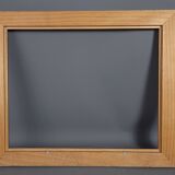 Italian frame patinated gilded wood 36x29,5 foliage 30x24 cm SB