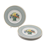 6 flat plates Villeroy & Boch basket model