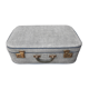 Valise en carton bleue chinée vintage