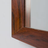 Mid century Scandinavian mirror in rosewood  frame from  Aarhus Glasimport  model 149 26/4, Denmark,