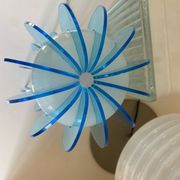 Lampe en plexiglas ou plexi vintage en forme de méduse