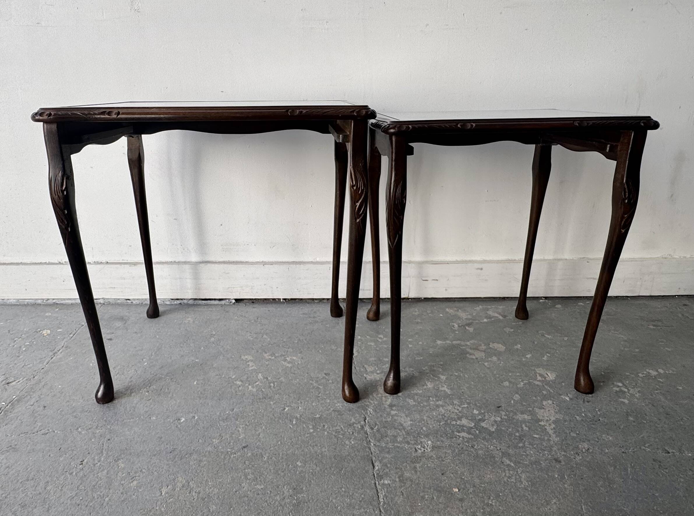 Ensemble de tables gigognes vintage