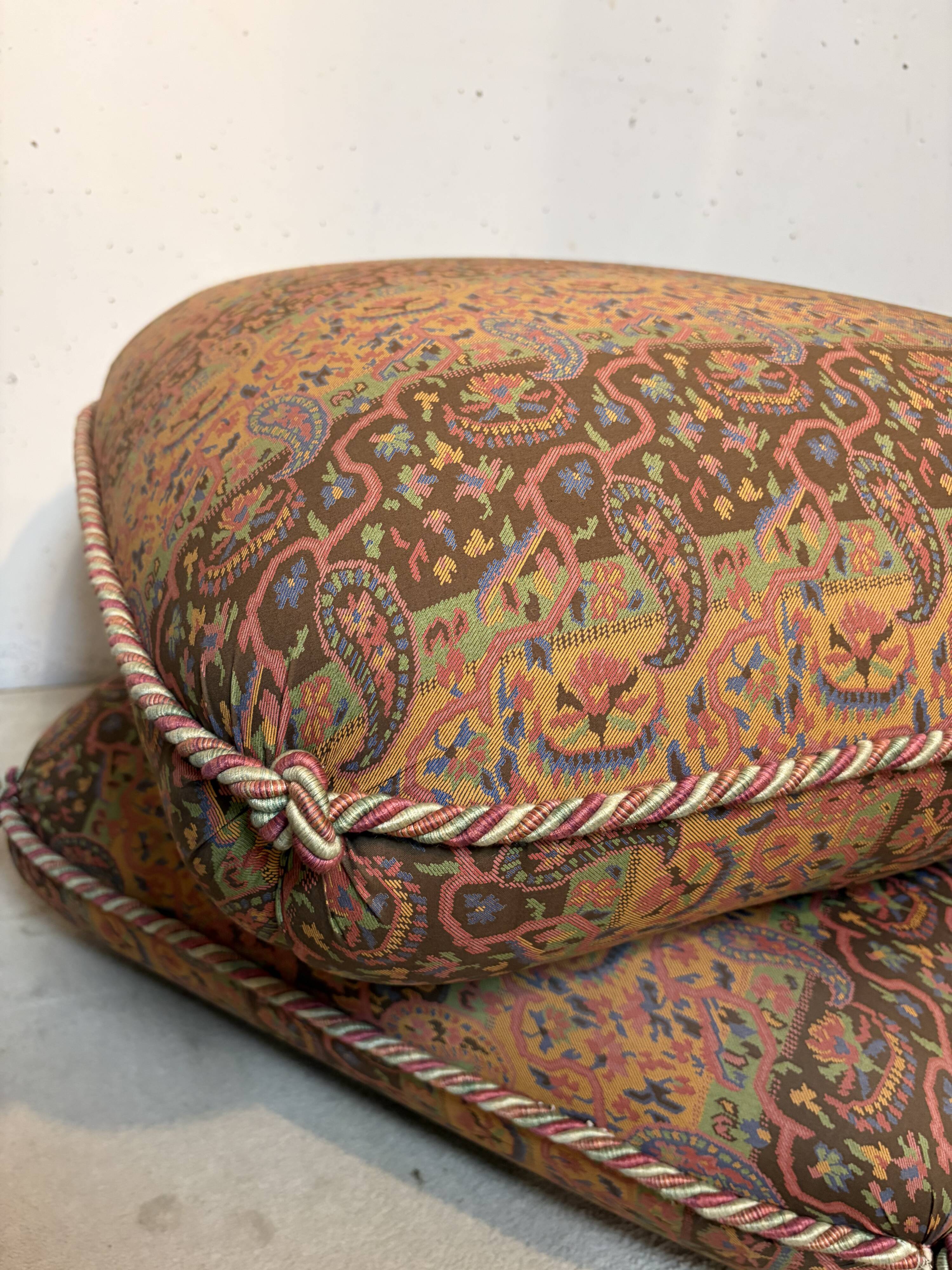 Pouf Jacques Charpentier, Maison Jansen 1970