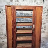 Antique shop window – Pine wood – 1920s/30s – On casters