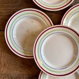 Set of 8 vintage dessert plates - Gilles de Gien