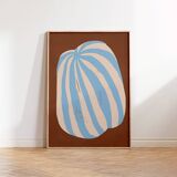 Abstract painting giclee print, 50x70cm