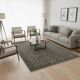Tapis moderne noir et beige KATA en Laine