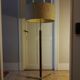 Adjustable floor lamp in walnut and metal 1960