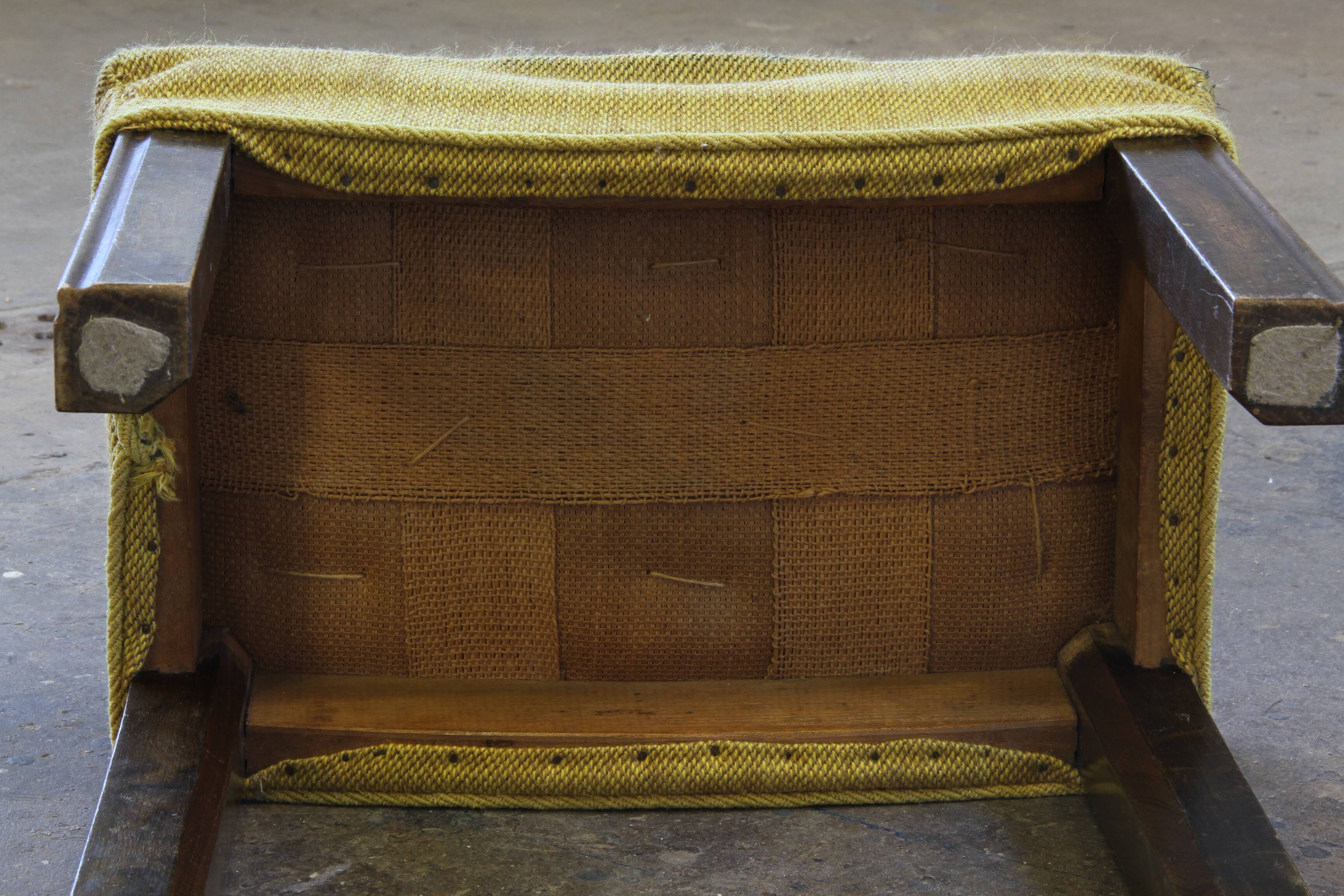 Vintage iconic large upholstered lounge / easy chair from Denmark 1930s