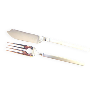 Serving Fish Knife & Fork "Dry" Alessi - Discontinués
