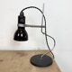 Vintage Black Bakelite Table Lamp , 1970s