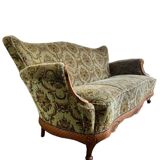 Vintage floral baroque armchair / sofa / sofa