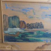Paintings on wood signed darba 1962