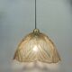 Peil & Putzer glass leaf hanging lamp , 1970’s