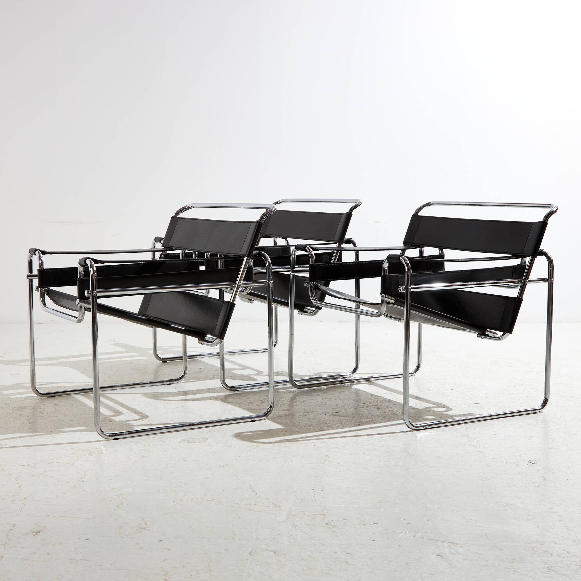 Chaise tubulaire de style Bauhaus (MK10227)