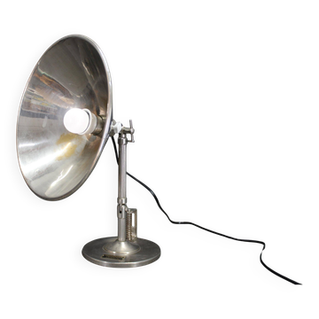 Lampe de table chromée par Profundus, Autriche années 1930