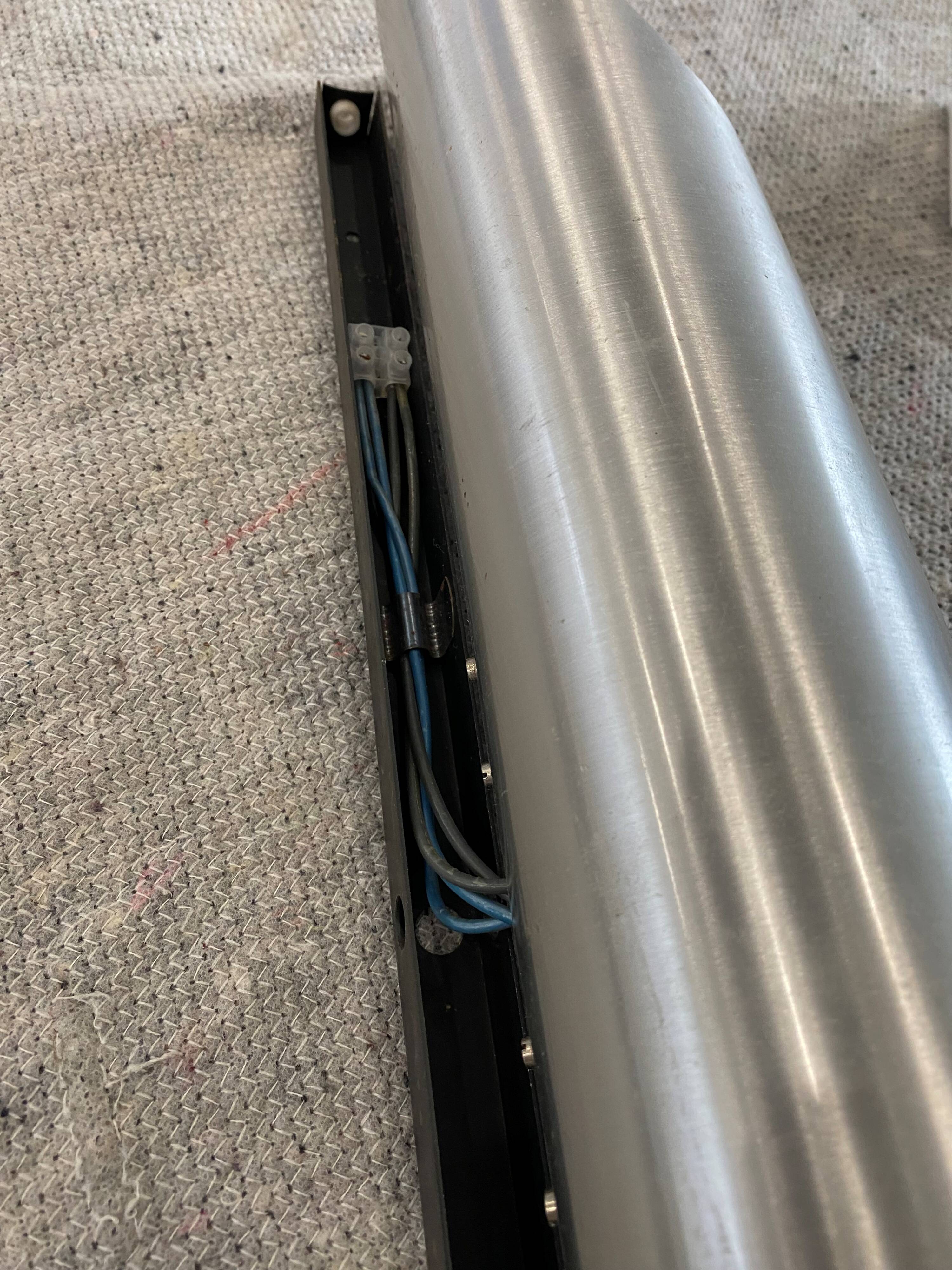 Wall lamp n1 Sconce Fuga XXL 60cm Aluminum Raak Komulainen 1970