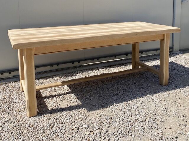 Stripped farmhouse table extensions up to 280 cm
