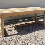 Stripped farmhouse table extensions up to 280 cm