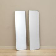 Set of two mirrors in pine frame 1970s Denmark