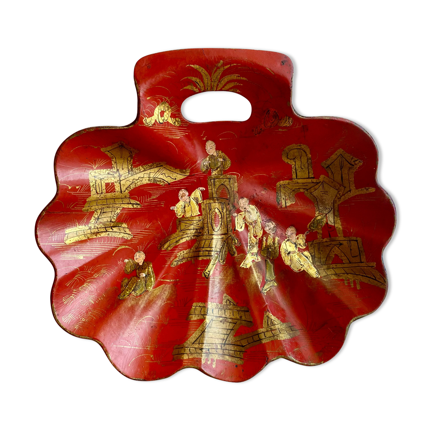 Empty cardboard bag boiled mid-nineteenth